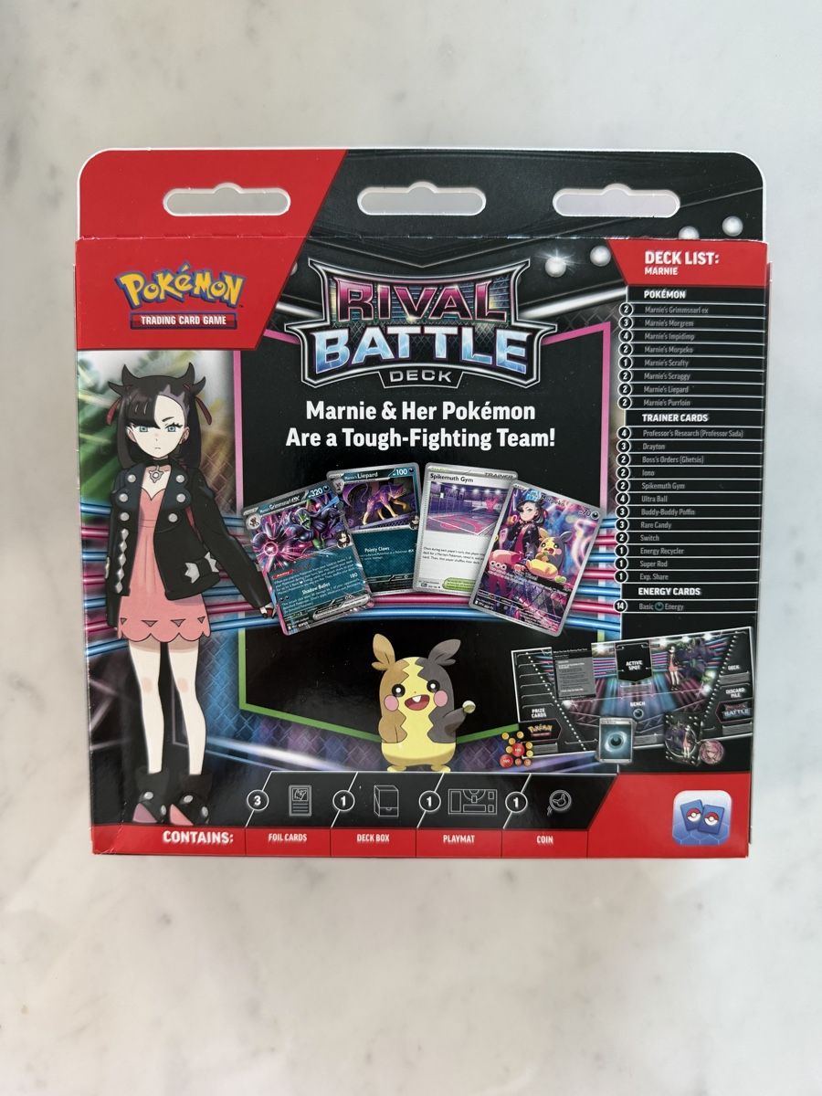 Pokémon Cartes à collectionner: Rival Battle Marnie – Neuf avec emballage d'origine à Cademario par Yleeyle 1