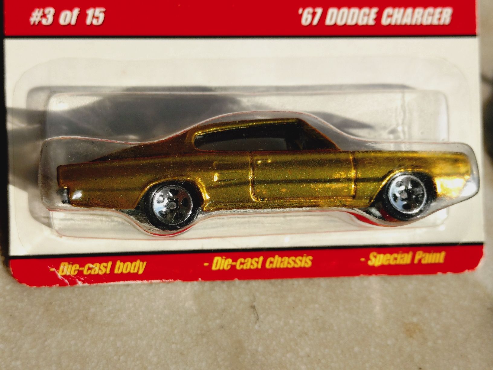 Hot Wheels Modellini d'auto: Hot Wheels Classics Dodge Charger Gold Limited Edition – Nuovo e nell'imballaggio originale da Zürich venduto da DiecastDude 3