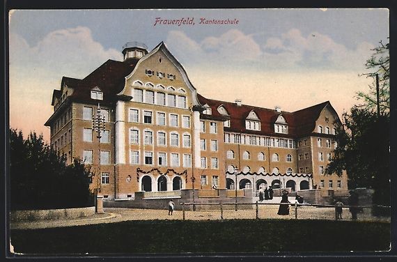 Cartes postales: Frauenfeld, Partie an der Kantonschule – D'occasion à Berlin par bartko-reher