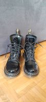 Dr. Martens Lack Schuhe, Schwarz, Gr. 40 - Top Zustand!