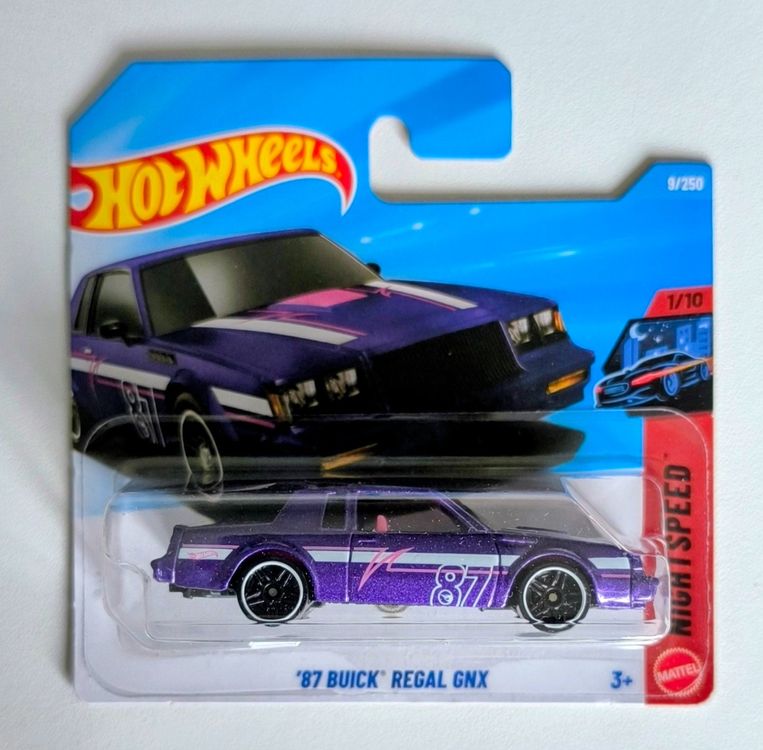 Hot Wheels ’87 Buick Regal GNX Bianco - 2/5 Power Trip - Modellino Auto 1:64