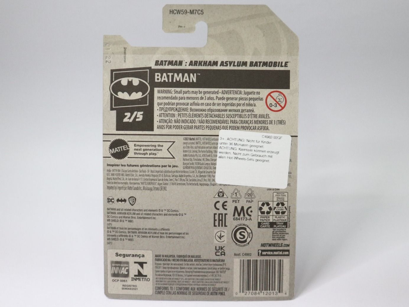 Hot Wheels Modellautos: Hot Wheels Batmobile Arkham Asylum Batman Batmobil – Neu und originalverpackt aus Eschenbach SG von Astalavista 2
