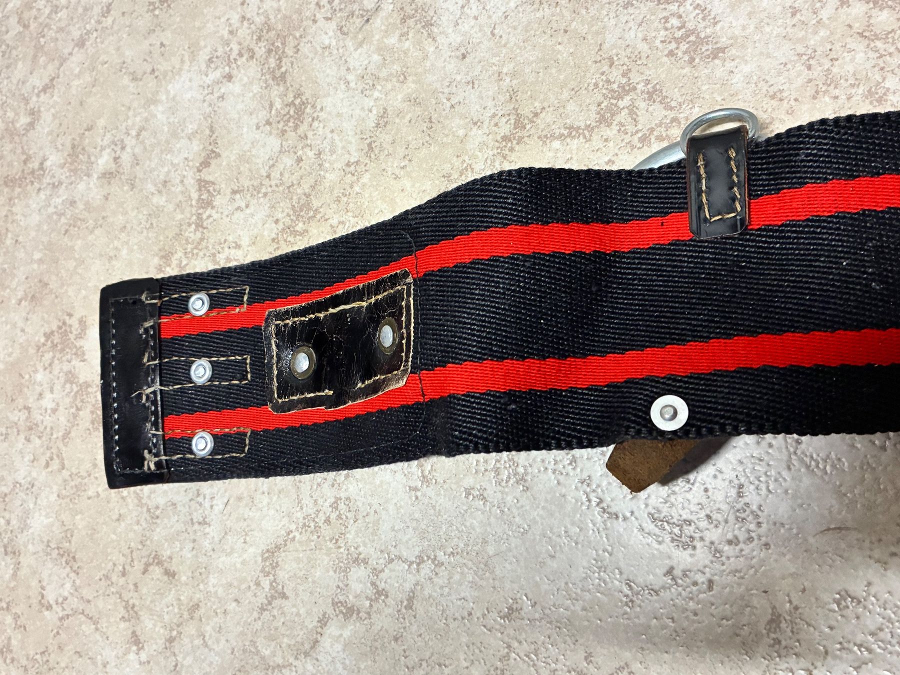 Attrezzatura da arrampicata: Feuerwehrgurt mit Karabiner Vintage – Usato da Horw venduto da adler65 4