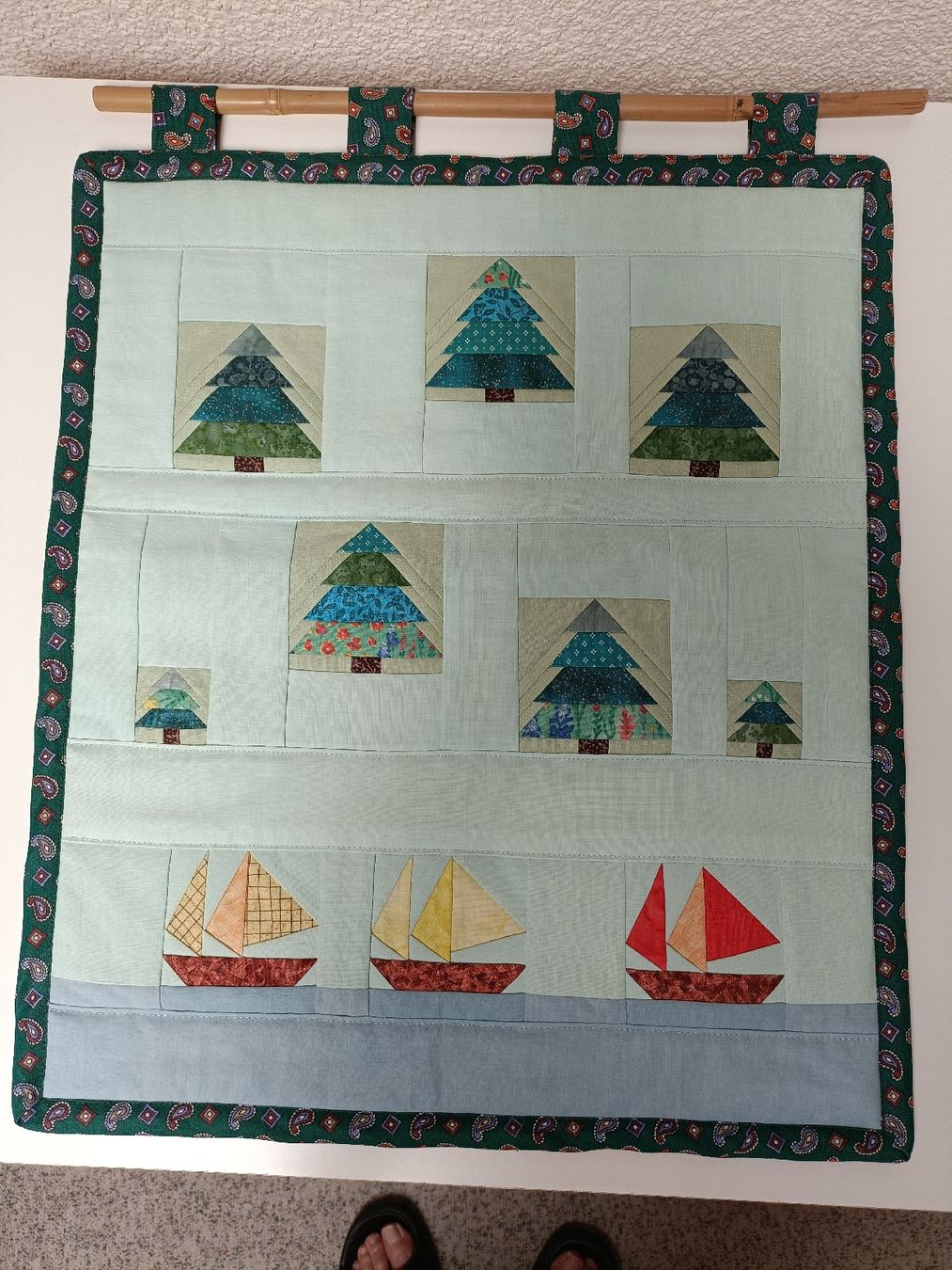 Tissus: Patchwork Wandbehang – D'occasion à Säriswil par Grizzly45