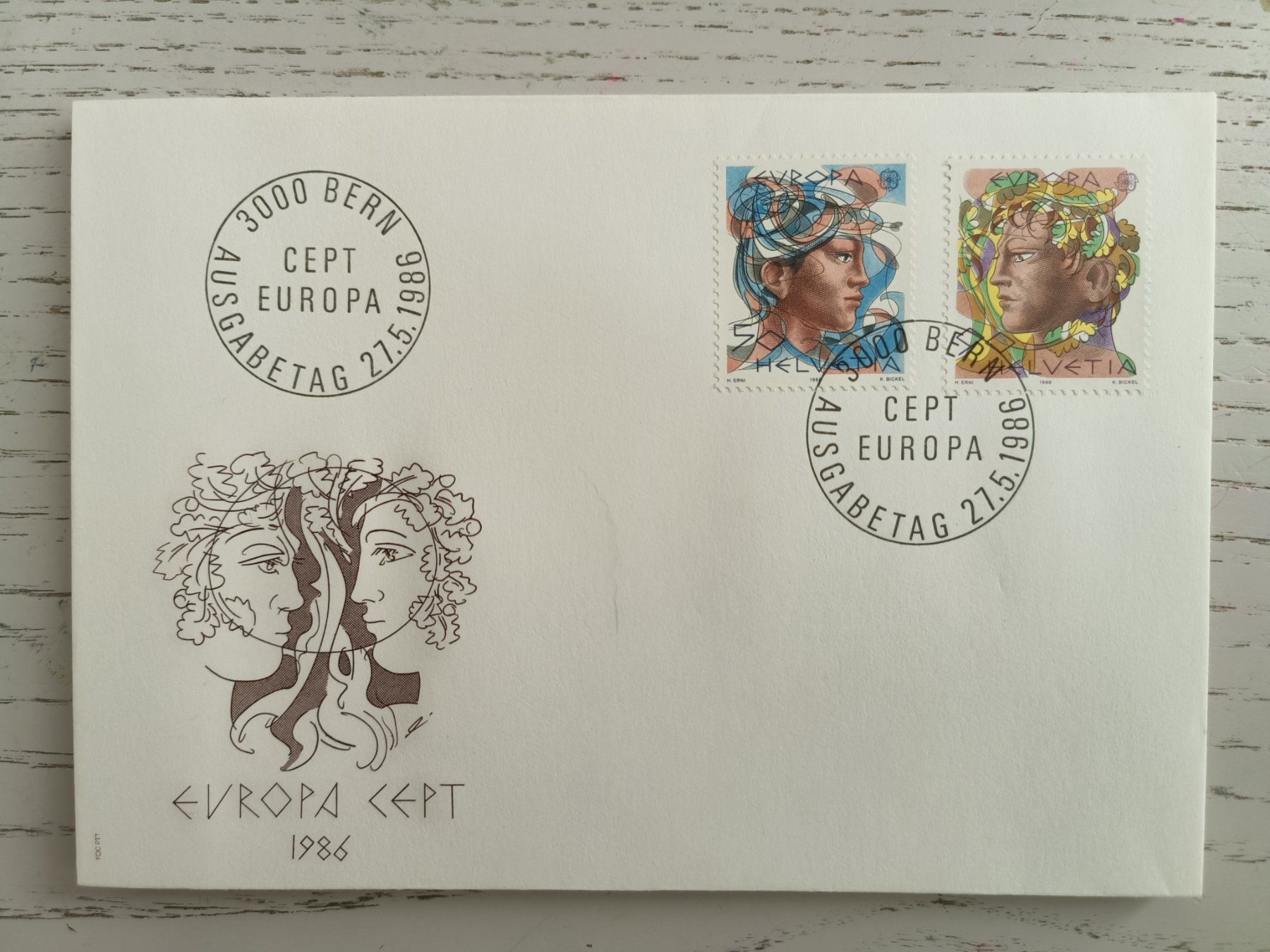 Tutti i francobolli: 1986 FDC Europamarken – Nuovo (secondo la descrizione) da Dübendorf venduto da goeggi79