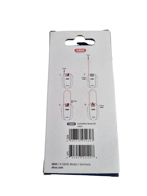 Abus Schlösser: ABUS Kabelschloss 85cm – Neu (gemäss Beschreibung) aus Wangen b. Olten von Restwert_Wangen 1