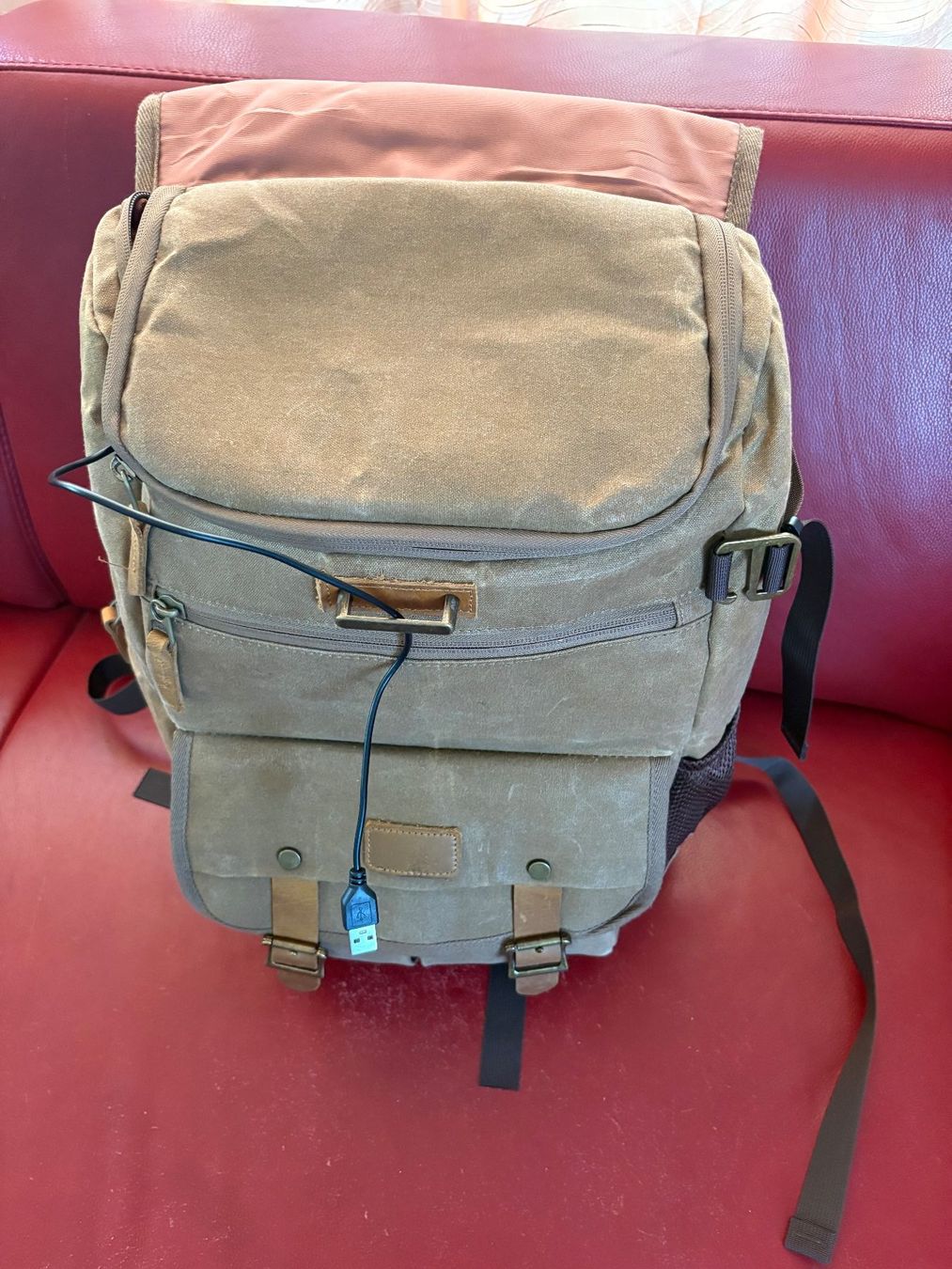 Zaini: Neuer, robuster Rucksack aus Canvas – Nuovo e nell'imballaggio originale da Oberweningen venduto da Gerini 7