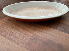 Le Creuset Auflaufform Oval 32  Orange Vintage