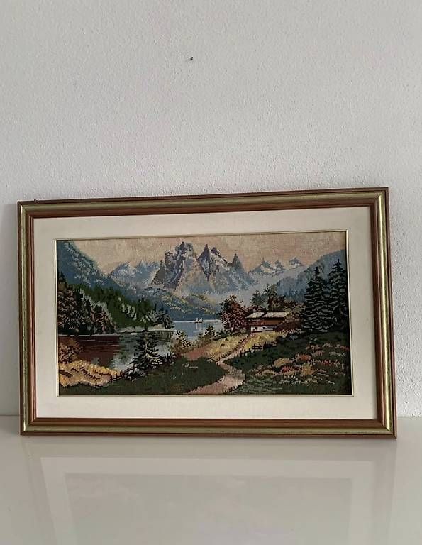 Tableaux: Gobelin - Quadro Ricamato A Mano – D'occasion à Minusio par Ob-La-Di