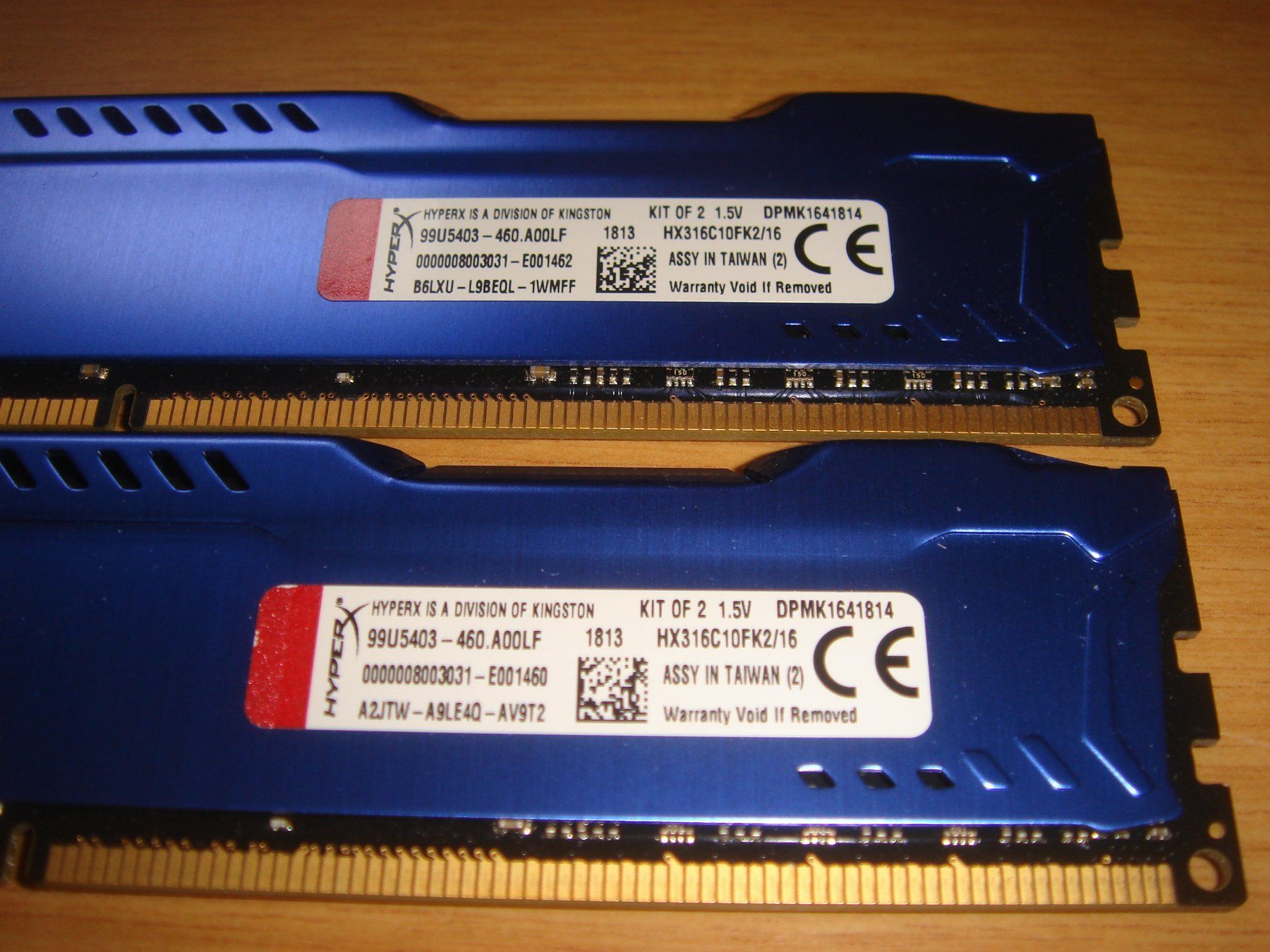 Kingston Memoria / RAM: 2 stück 8gb ddr3 RAM für Computer. – Usato da St. Gallen venduto da pc-sg 1