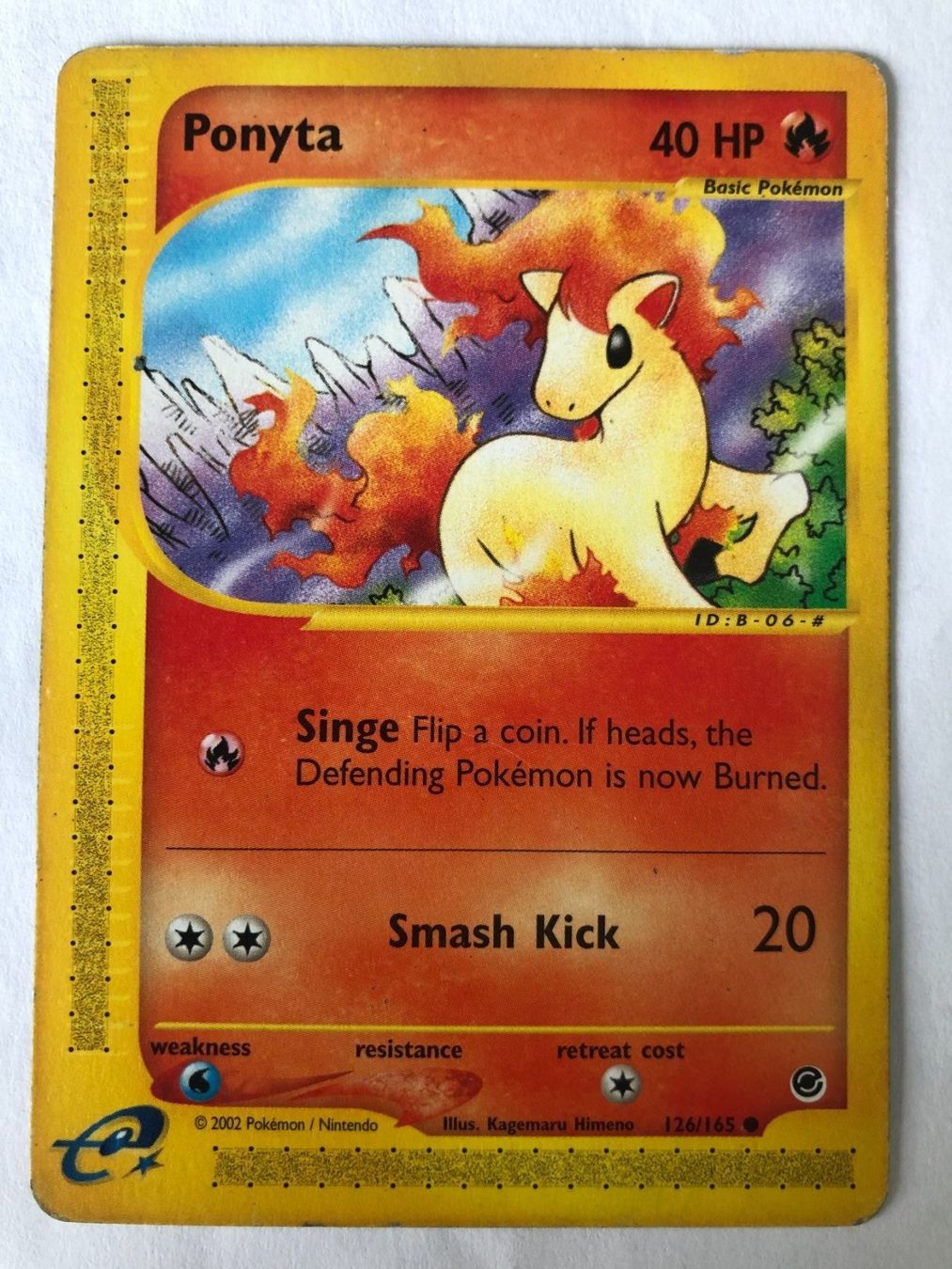 Pokémon Carte collezionabili: Ponyta - Expedition - Pokemon – Usato da Nussbaumen AG venduto da Bika-Shop