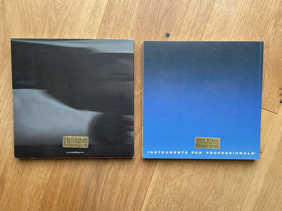Breitling Documenti: Breitling Uhrenkataloge 2002 & 2003 – Usato da Hindelbank venduto da smb19 1