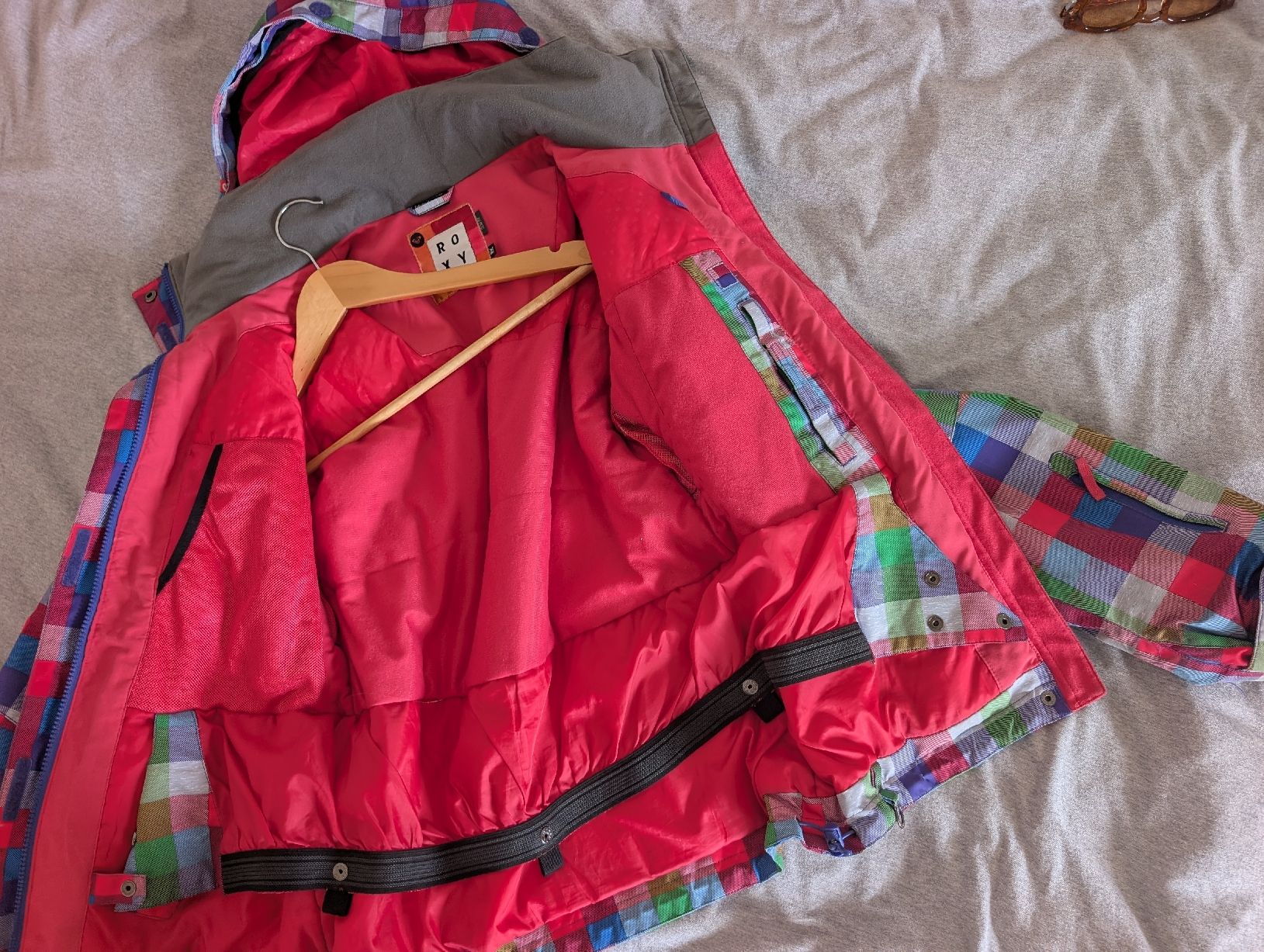 Roxy Giacche: Roxy Ski Jacket Multicolor Plaid Pattern Size L Women – Nuovo (secondo la descrizione) da Fribourg venduto da ale_nzf5 3