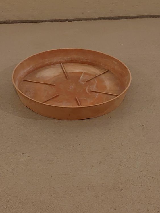 6 Stück Blumentopf Untersetzer - 12,5/15/18,5 Cm Schwarz Aus Kunststoff