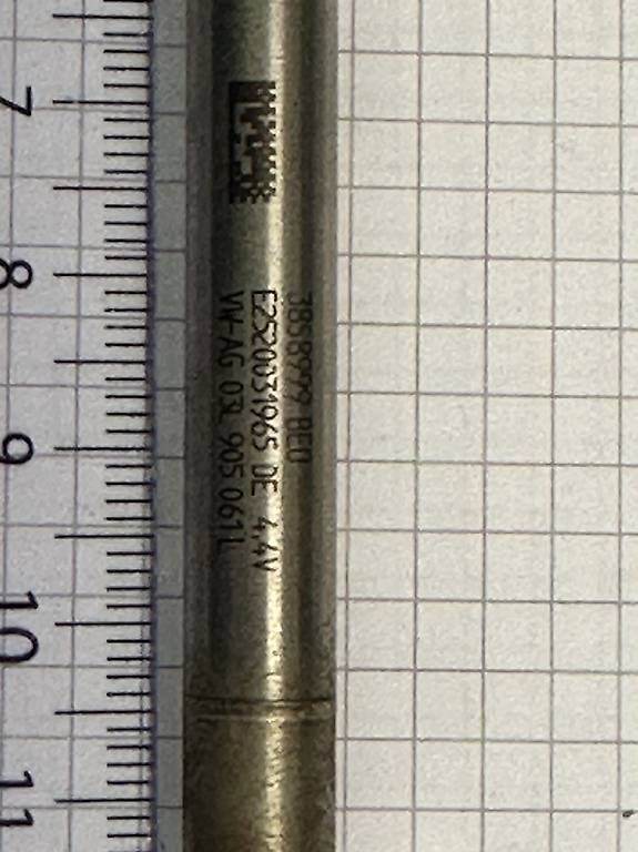Tutti pezzi di ricambio auto: Glühkerze mit Drucksensor 4.4 Volt 03L 905 061 L – Usato da Ernetschwil venduto da gogi2005 1
