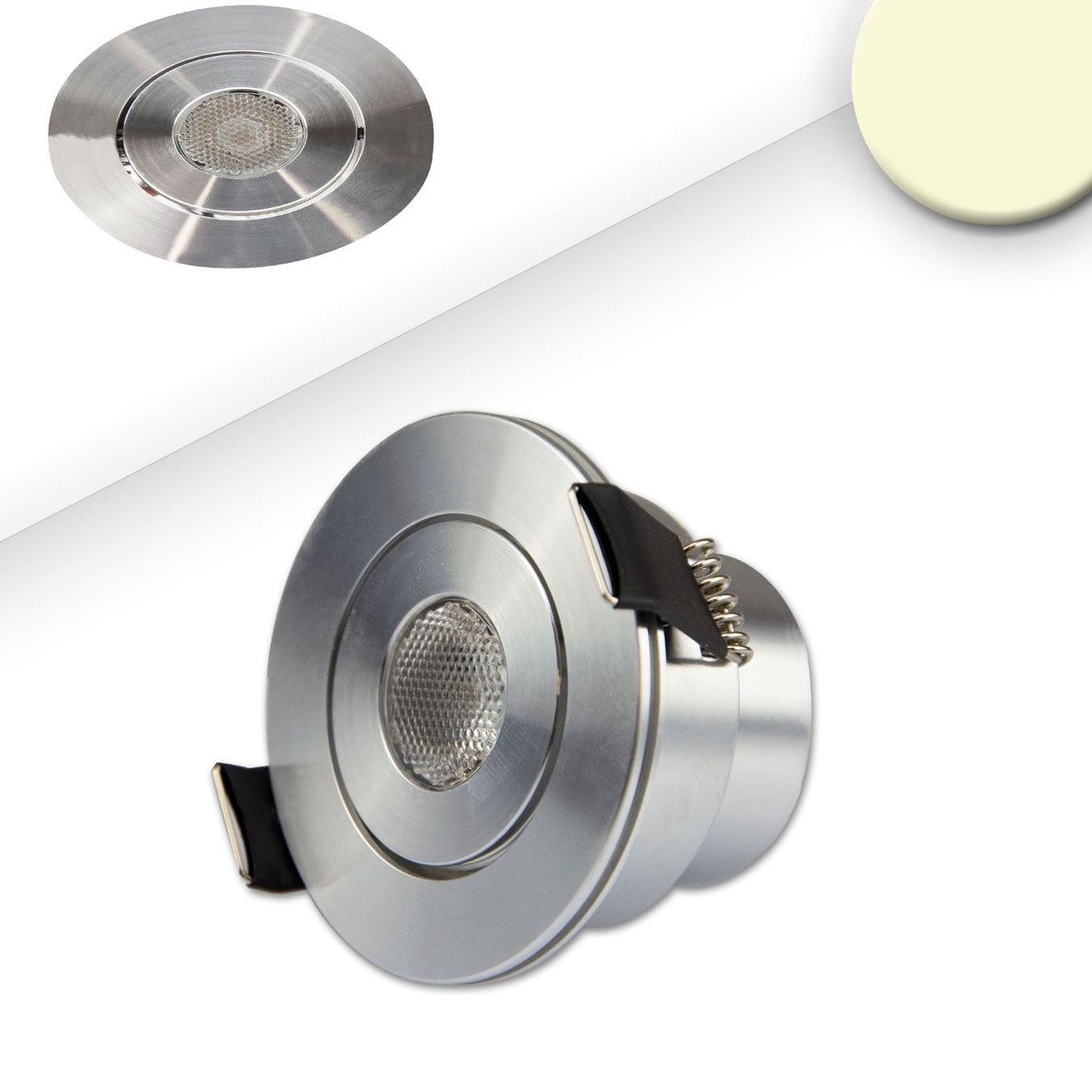 Lampade: LED Einbaustrahler, Silber, 5,2 cm Ø – Nuovo (secondo la descrizione) da Kreuzlingen venduto da Smart-Light