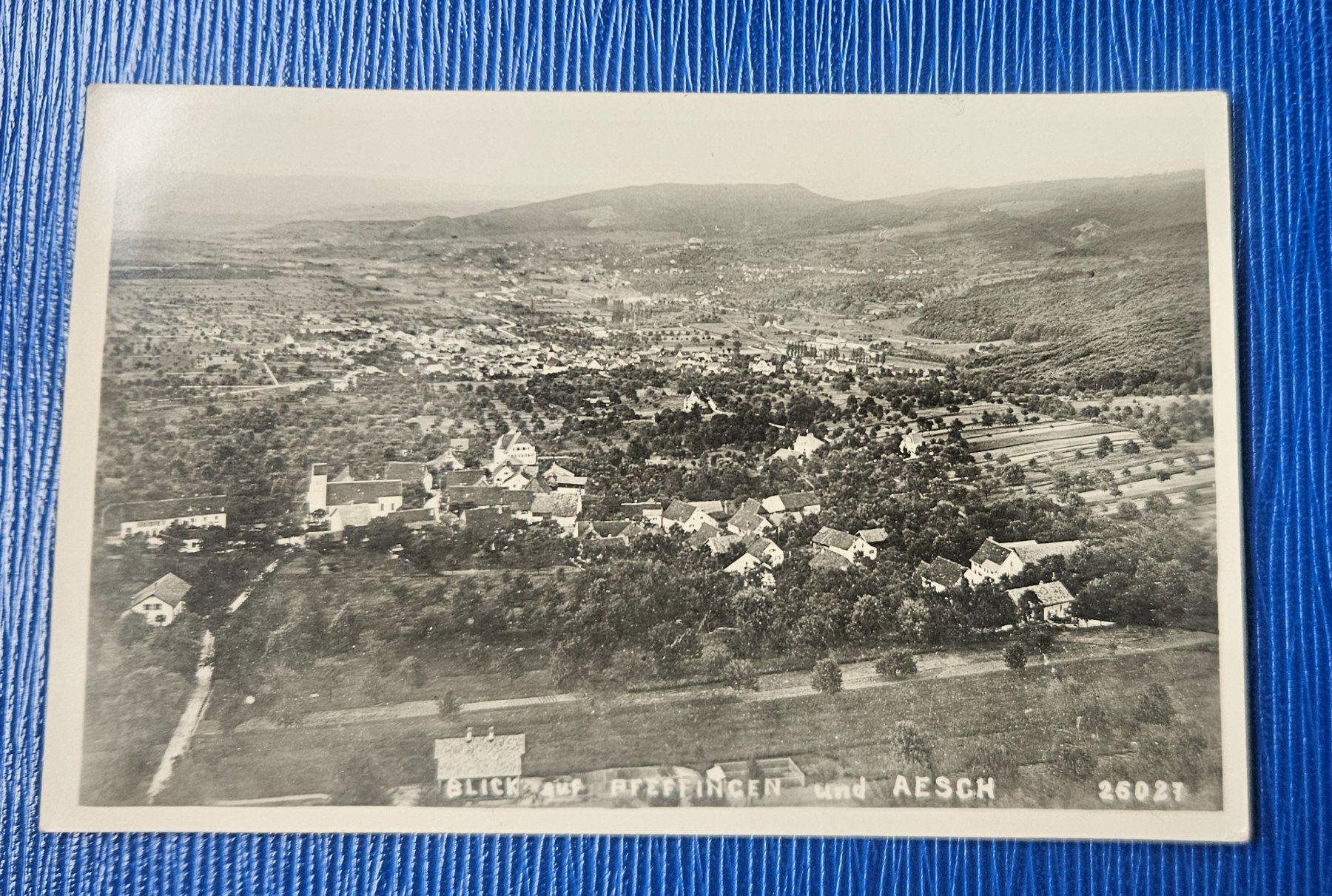 Cartoline postali: AK Blick auf Pfeffingen und Aesch BL – Usato da Tenniken venduto da tententen30
