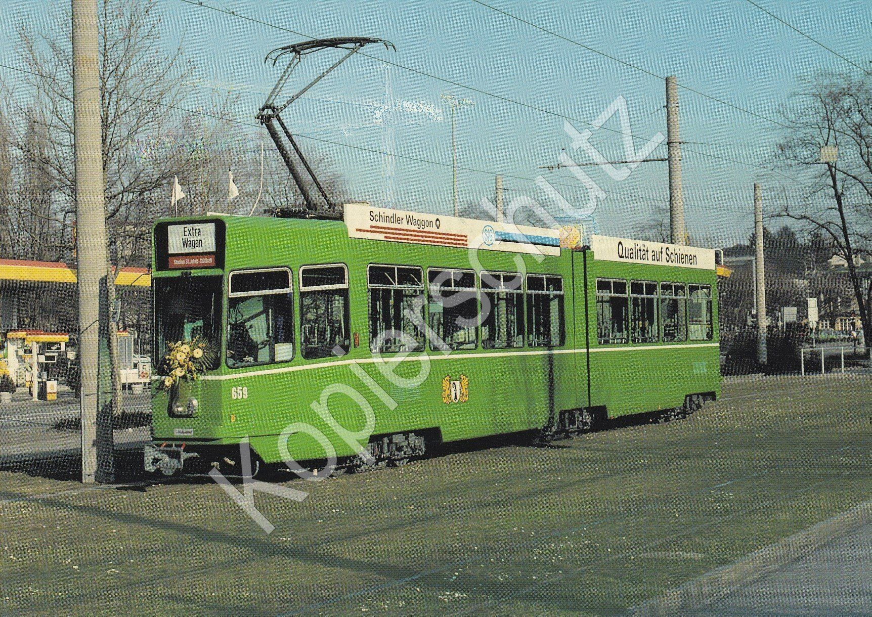 Cartoline postali: Strassenbahn Basel BVB Be 4/6 659 – Nuovo e nell'imballaggio originale da Ettingen venduto da Pantograph163
