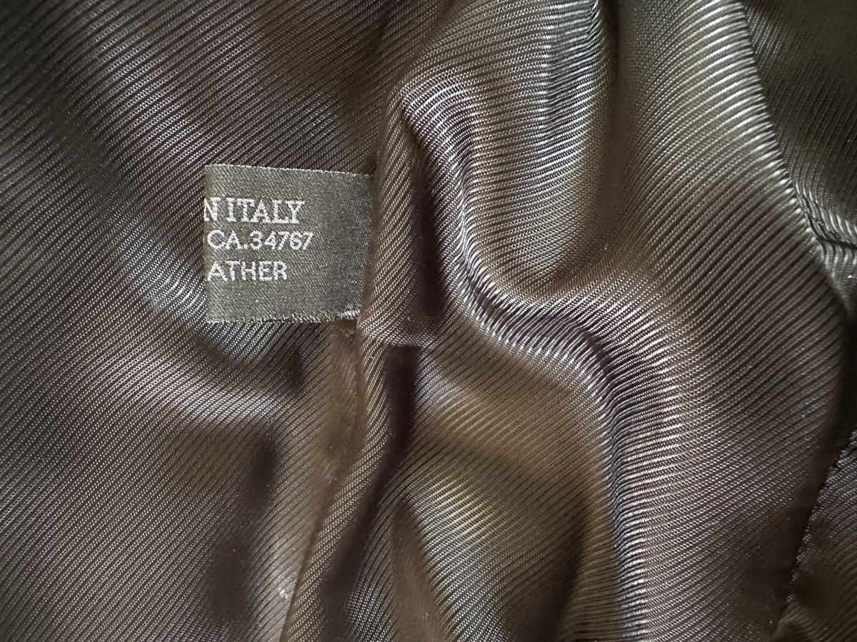 Prada Giacche: PRADA Milano Leather Jacket. Size 42. Made in Italy. – Nuovo (secondo la descrizione) da Männedorf venduto da primavera22 4