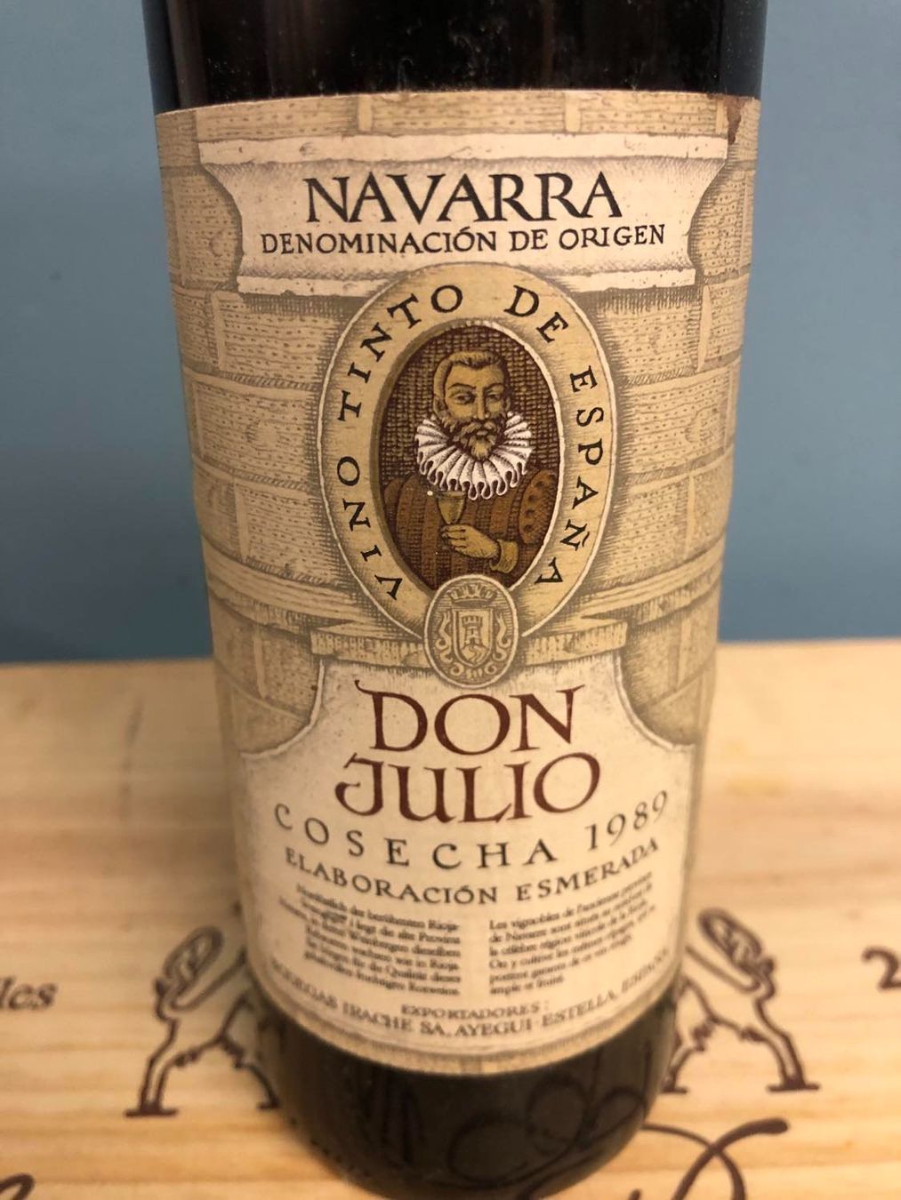 Vino: 1989  DON JULIO NAVARRA – Nuovo e nell'imballaggio originale da Münchenstein venduto da weinundspirituosen 3