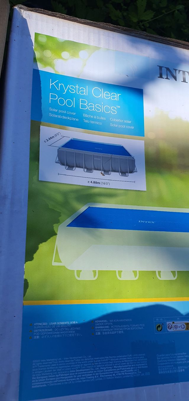 Piscine: Intex Pool Abdeckung Solar Krystal Clear Pool Basics – Nuovo e nell'imballaggio originale da Muri AG venduto da Jeromia