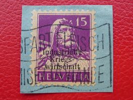 Industrielle Kriegswirtschaft: Nr.5 gestempelt, K: 110.- sig