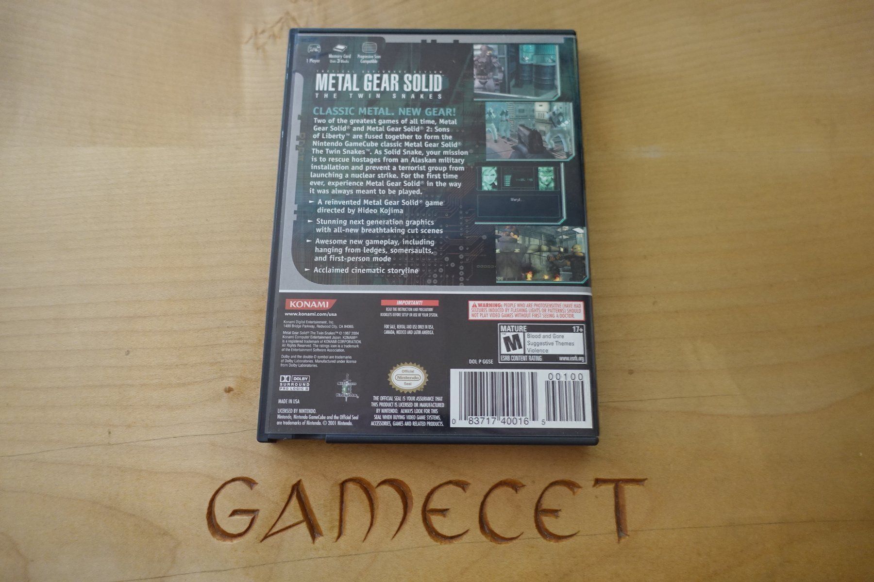 Nintendo Giochi: Metal Gear Solid: The Twin Snakes - USA – Usato da Steinach venduto da Gamecet 2