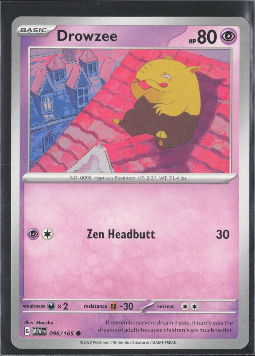 Pokémon Sammelbilder & Trading cards: POKÉMON / Drowzee / Mew 151 🇺🇸 – Gebraucht aus Herzogenbuchsee von TCG-HQ