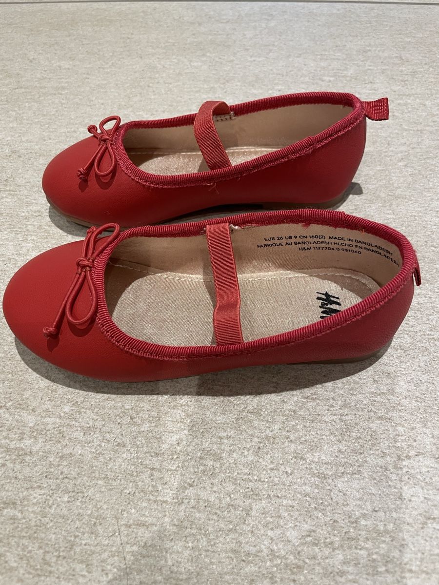 H&M Scarpe per ragazze: H&M Ballerinas rot Grösse 26 – Nuovo (secondo la descrizione) da Zürich venduto da catutska 1
