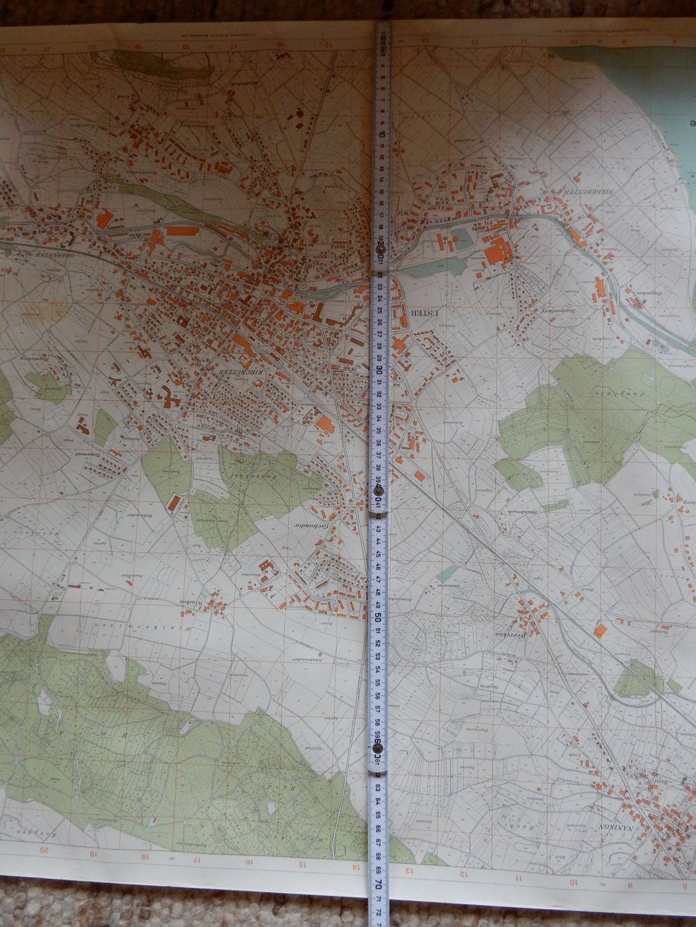 Cartine & Atlanti: antiker Originalplan Uster und Greifensee 1:6000 von 1967 – Usato da Jona venduto da simongarden 3