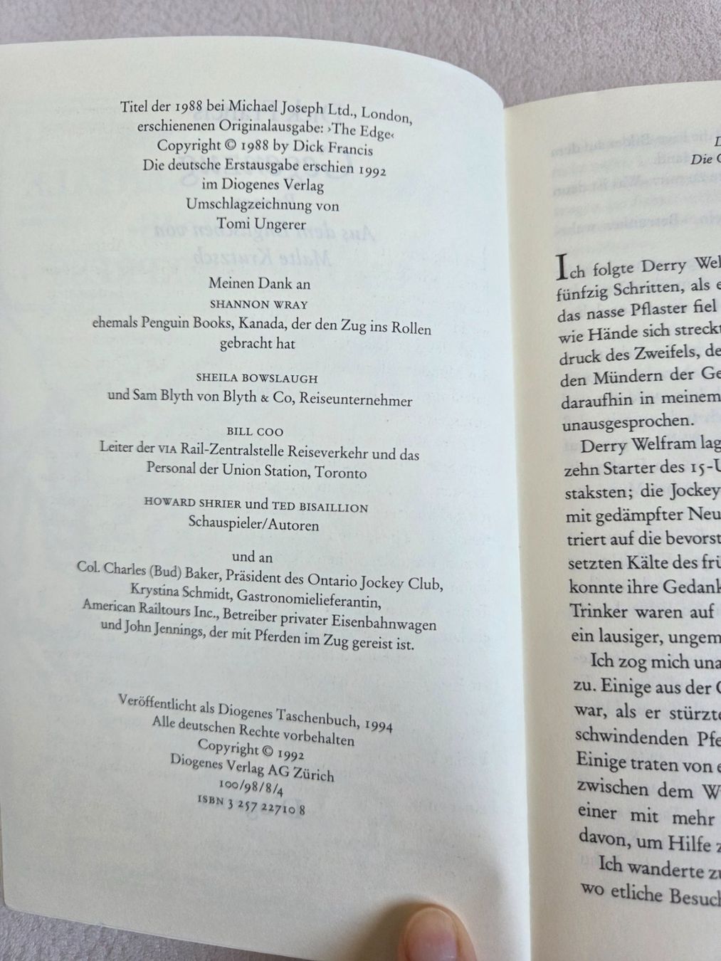 Libri: Dick Francis - Gegenzug – Usato da Bergdietikon venduto da Tanne_10 3
