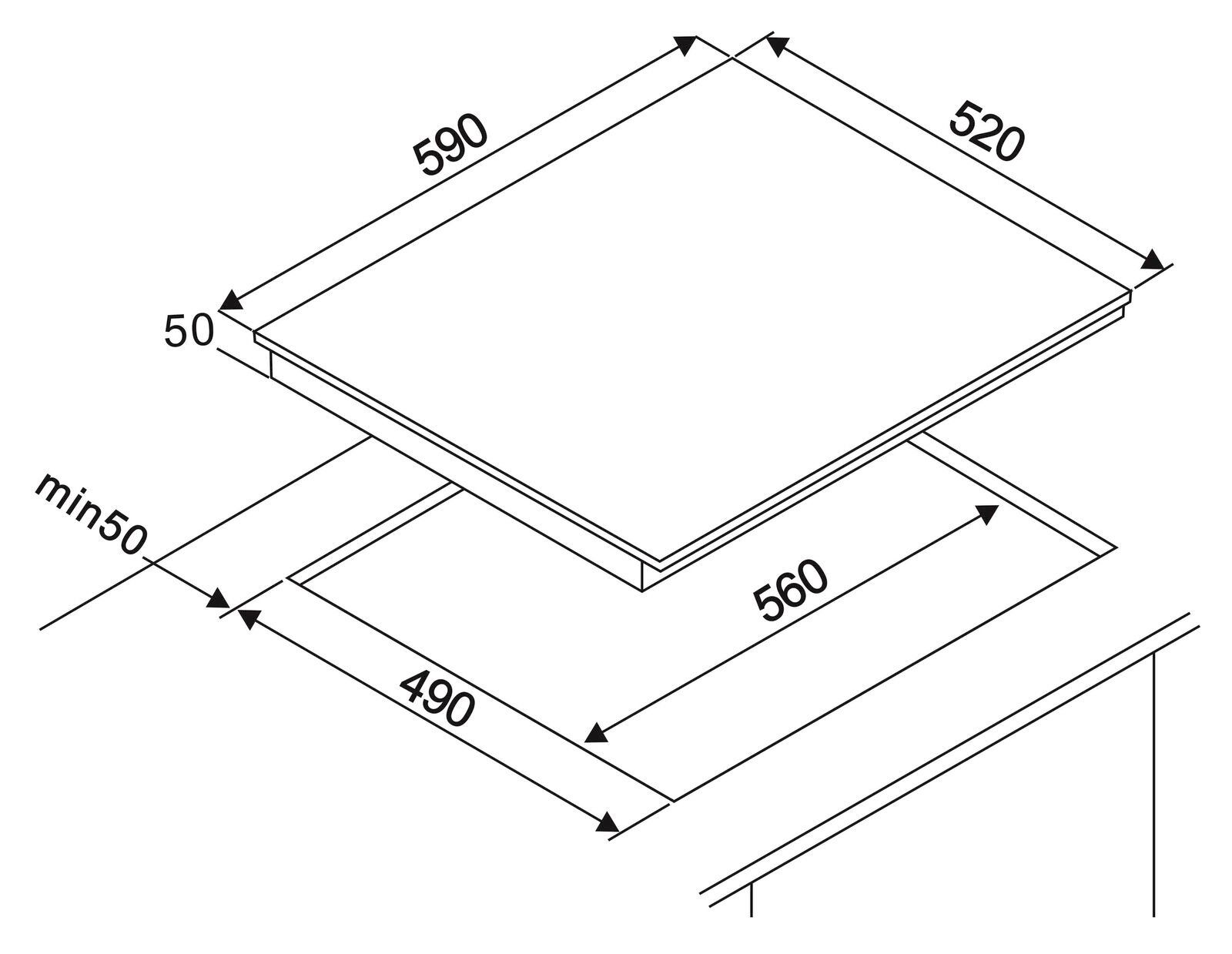 Cucine: Respekta KM4400-28 Glaskeramikkochfeld – Nuovo e nell'imballaggio originale da Bottighofen venduto da zaap 1