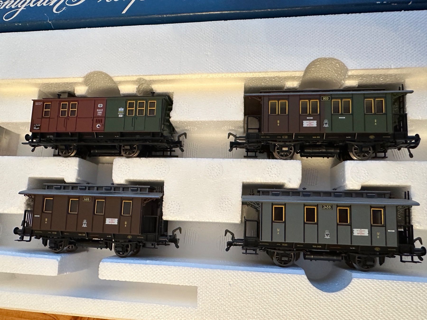 Fleischmann Modellini di ferrovie: Fleischmann Set 4882 -Die alten Preussen – Nuovo e nell'imballaggio originale da Schaffhausen venduto da Danilo-86 3