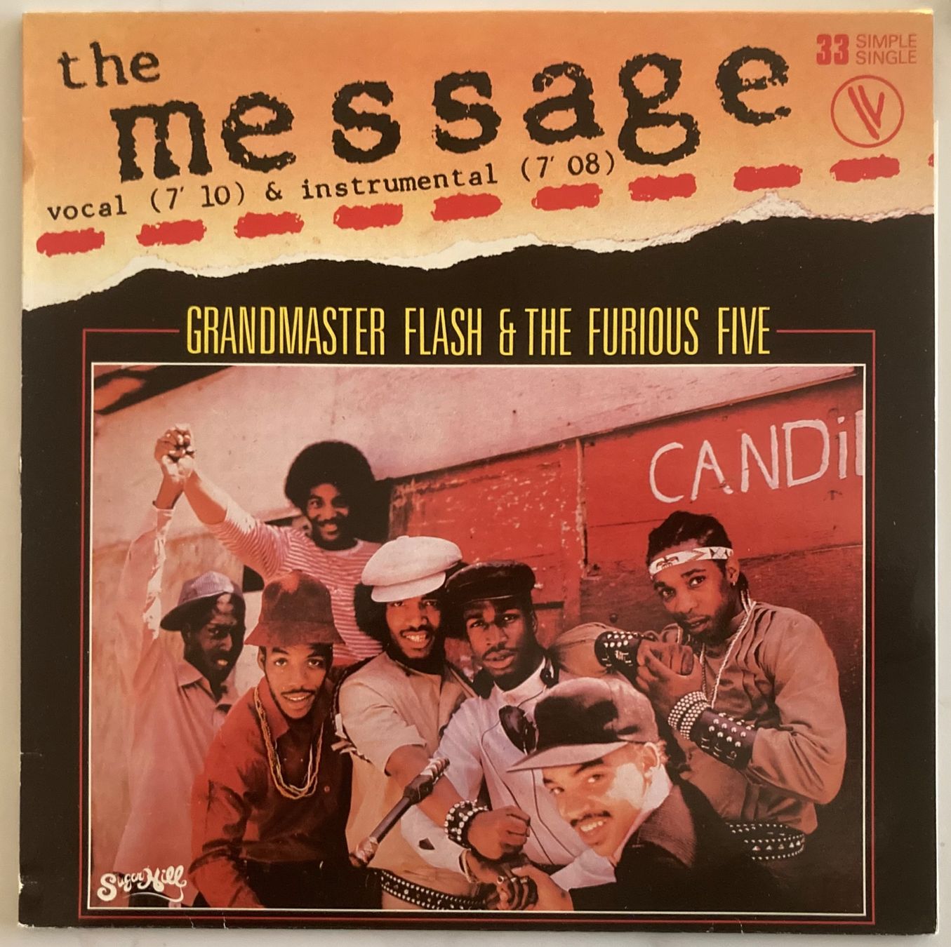 Dischi in vinile: GRANDMASTER FLASH & THE FURIOUS FIVE - THE MESSAGE – Usato da Poliez-Pittet venduto da Newtown-Records