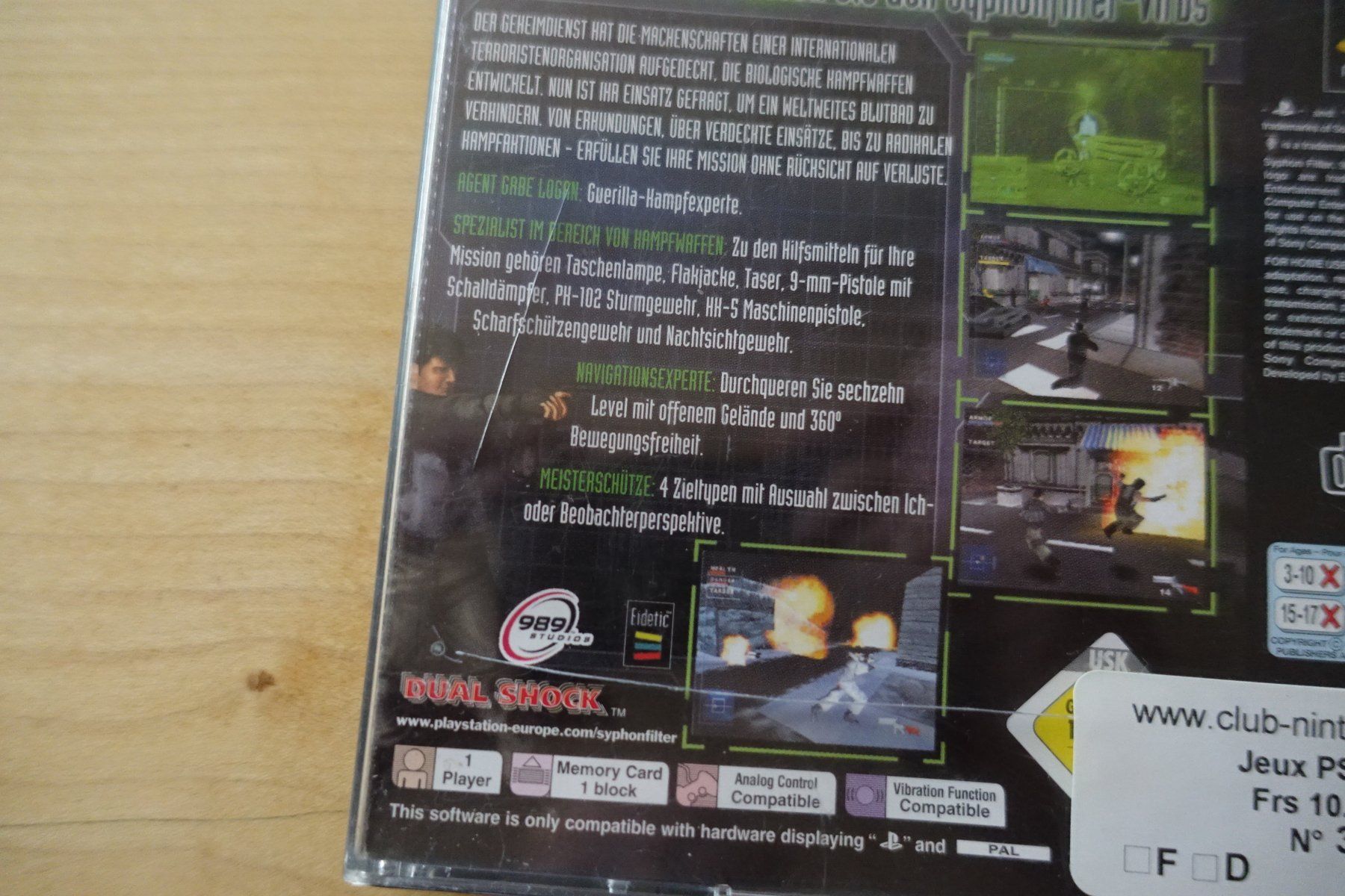 Sony Giochi: Syphon Filter – Usato da Steinach venduto da Gamecet 3