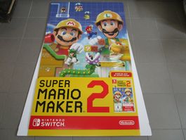 Kartondisplay Super Mario Maker 2 Nintendo Switch NEU