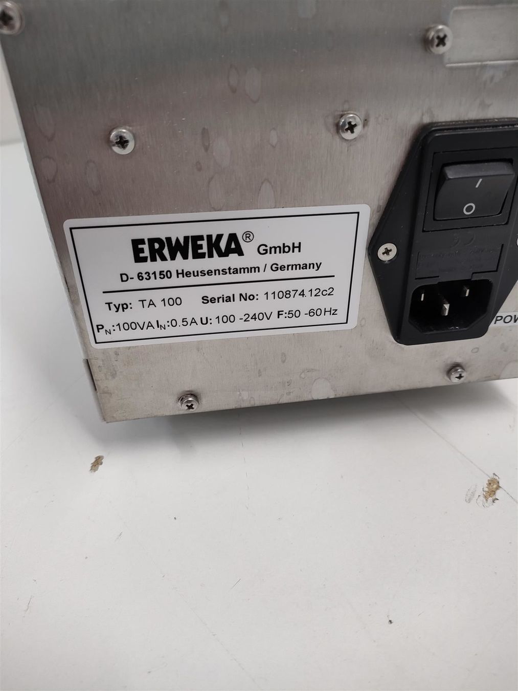 Accessori da laboratorio: Friabilitätstester von Erweka, Typ TA 100 – Usato da Niederdorf venduto da LeptonAG_Labor 8