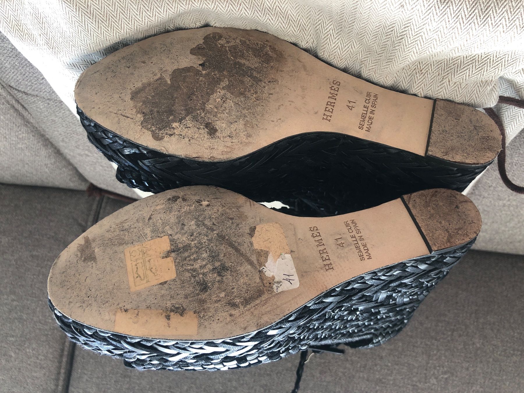Hermès Scarpe da donna: Hermes Plateau Sandalen – Usato da St. Moritz venduto da Capricorn88 5