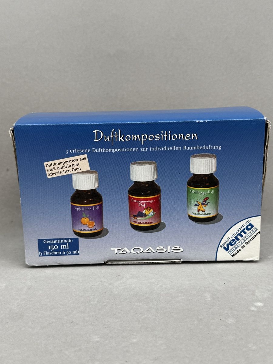Venta Luftreiniger: TAOASIS Duftkompositionen 3x50ml Raumduft Set ätherische Öle – Neu und originalverpackt aus Zürich von Nobs1