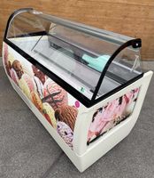 Congélateur vitrine pour bacs à glaces 