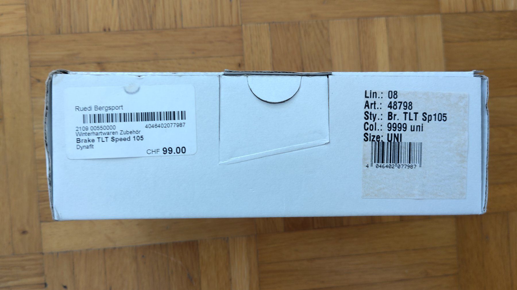 Dynafit Sci: x1 Dynafit Brake LTL Speed 105 – Usato da Zürich venduto da jackob.stein 1