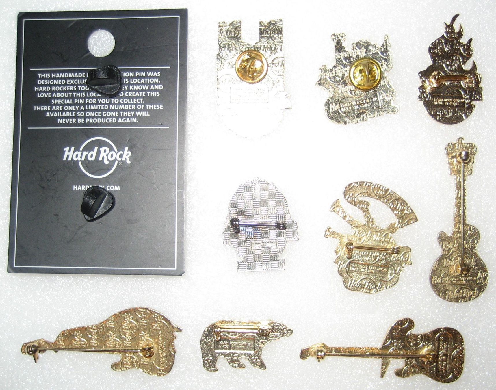 Hard Rock Cafe Placchette & Badge: 10 Hard Rock Cafe Pins Set #2 von 8 – Usato da Emmenbrücke venduto da tms1122 3