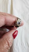 belle bague argent 925 et saphir grandeur 58