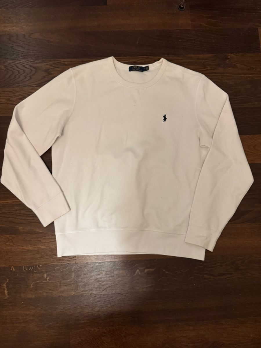 Polo Ralph Lauren Maglioni & Felpe: Pullover Polo Ralph Lauren weiss Grösse M  – Usato da Männedorf venduto da ale_c76g