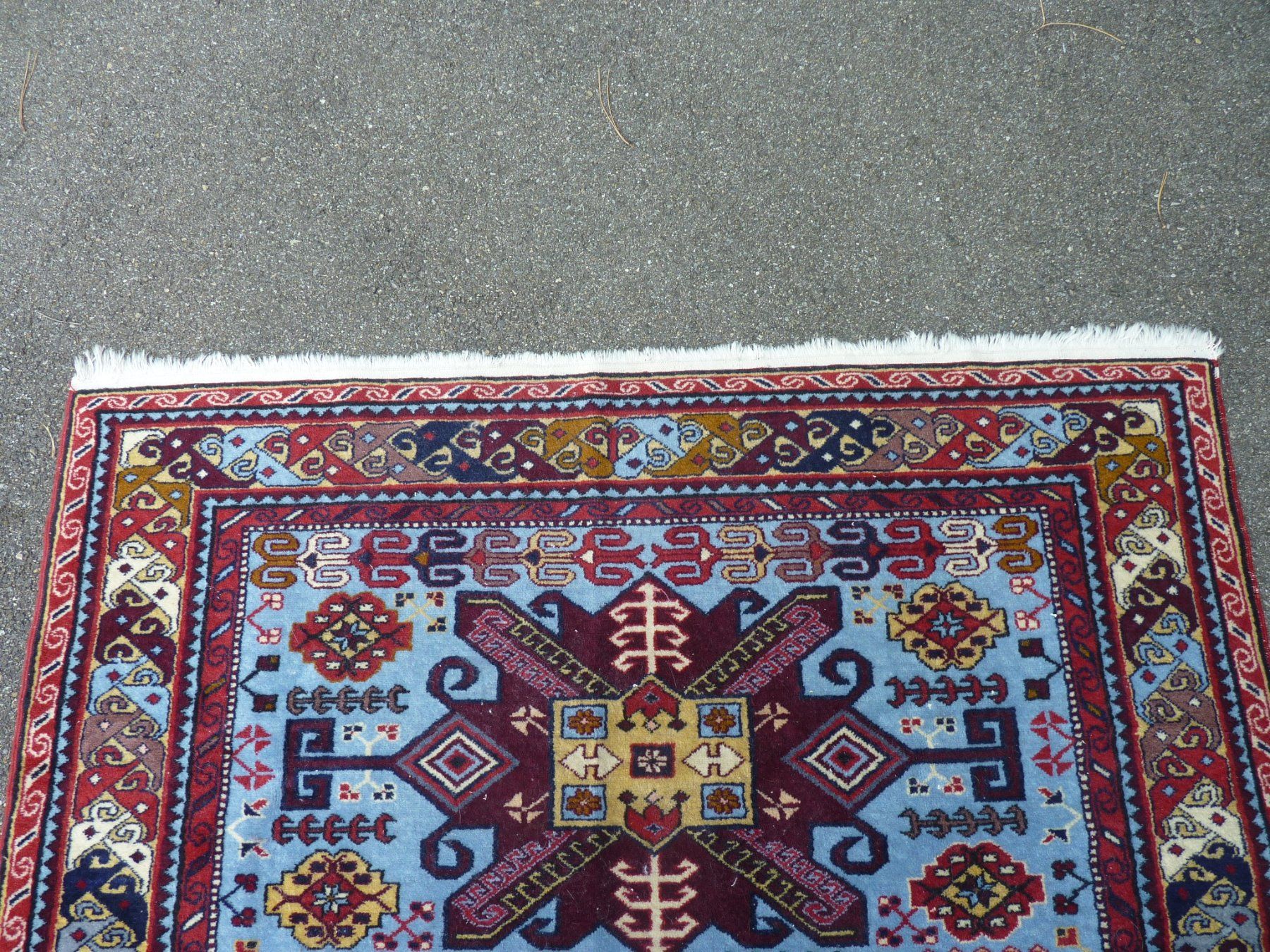 Tappeti: Teppich- Hellblau-Rot – Usato da Küsnacht ZH venduto da zoliboli01 2