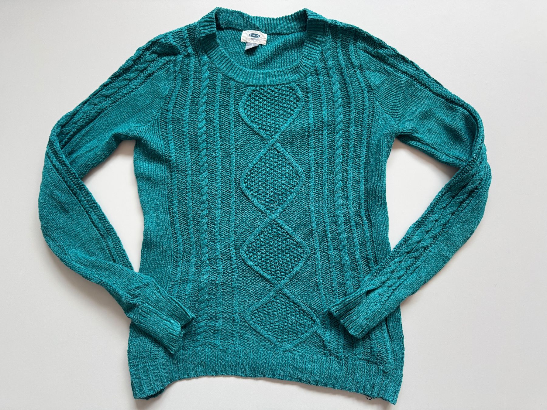 Maglioni & Felpe: Old Navy pullover cable knit 60% cotton Women S – Usato da Neuchâtel venduto da _Easy_to_Find_