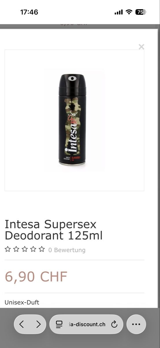 Altro per la cura del corpo: 6x Intesa Unisex Deo – Nuovo (secondo la descrizione) da Winterthur venduto da Bilure 4
