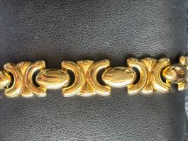 Bracelet maillons xo fantaisie doré