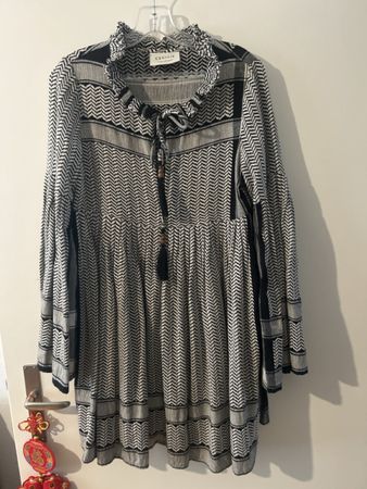 Kleid Cecilie Copenhagen schwarz weiss Grösse S neuwertig