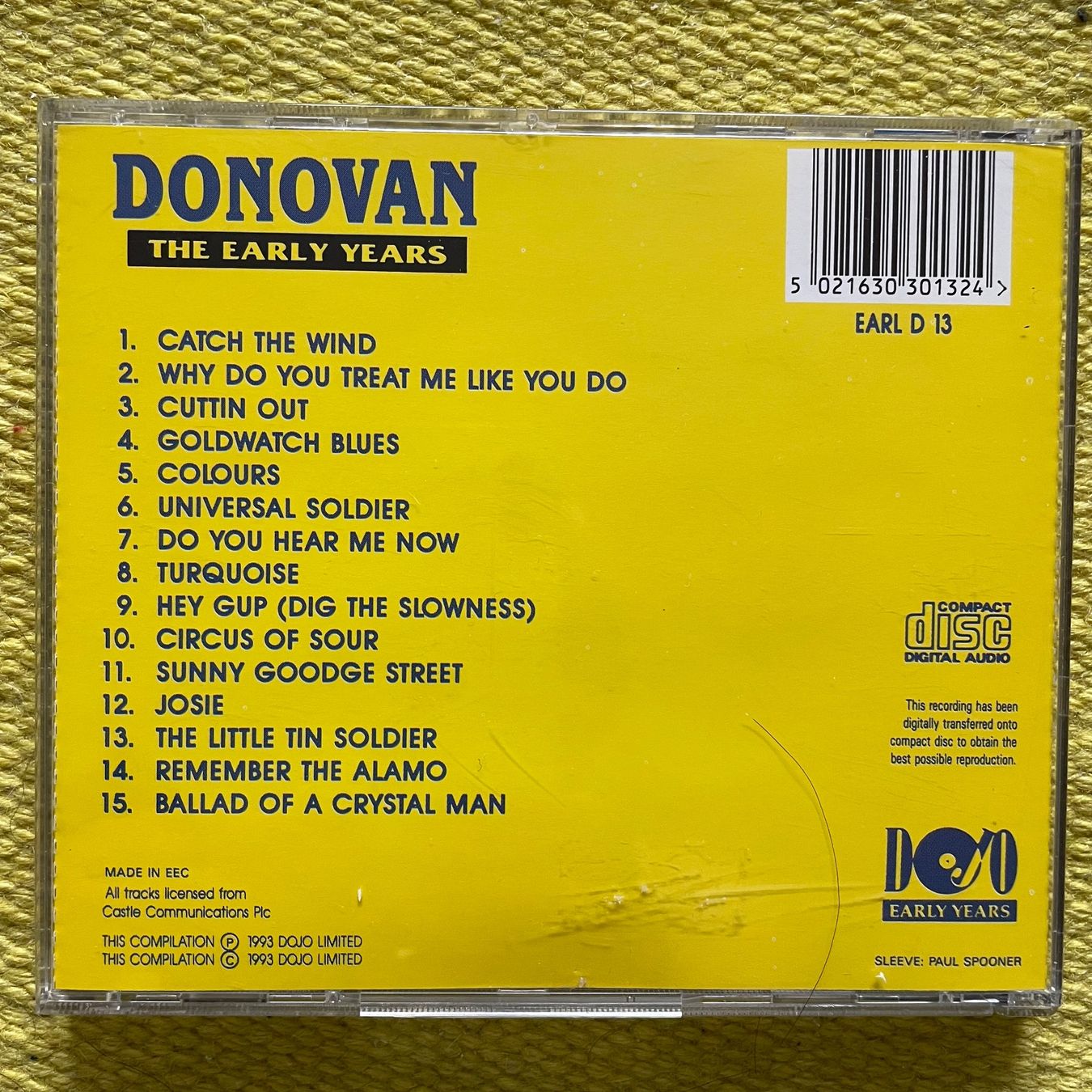 CDs: DONOVAN-THE EARLY YEARS – Gebraucht aus Rorschacherberg von CD-Roli 1